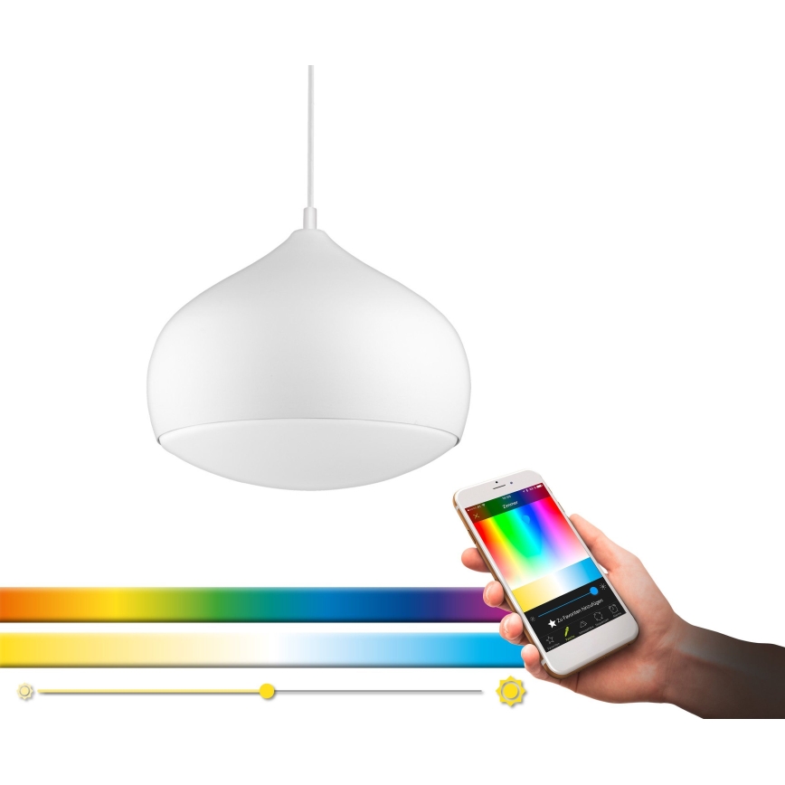 Eglo - LED RGBW Stmívatelný lustr na lanku COMBA-C LED/18W/230V Bluetooth