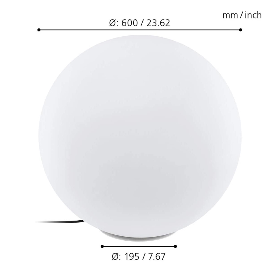 Eglo - LED RGBW Venkovní lampa MONTEROLO-C 1xLED/9W/230V IP65 ø600