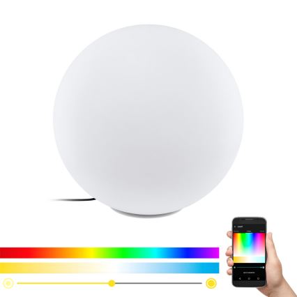 Eglo 98108 - LED RGBW Venkovní lampa MONTEROLO-C LED/9W/230V IP65 pr.600