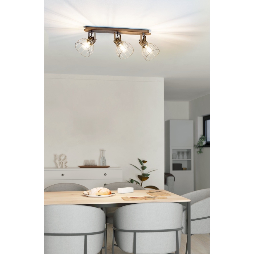 Eglo 98136 - Bodové svítidlo SAMBATELLO 3xE27/40W/230V