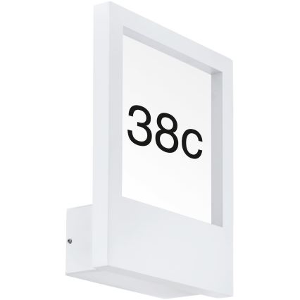 Eglo - Domovní číslo 1xE27/28W/230V bílá IP44