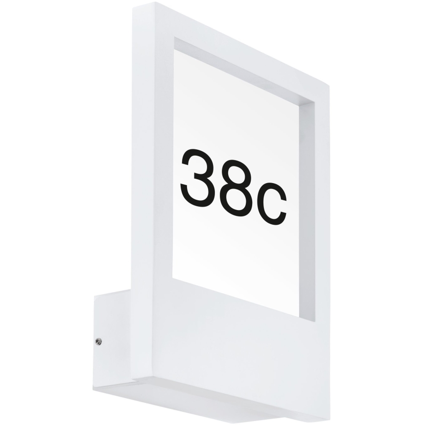 Eglo - Domovní číslo 1xE27/28W/230V bílá IP44
