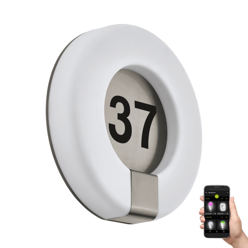 Eglo 98145 - LED RGB Domovní číslo MARCHESA-C LED/15W/230V IP44