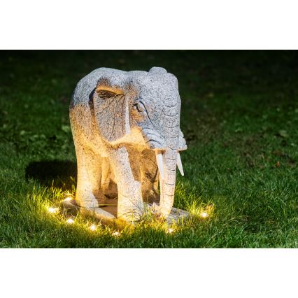 Eglo - LED Venkovní dekorační řetěz 9xLED 10m IP65 teplá bílá