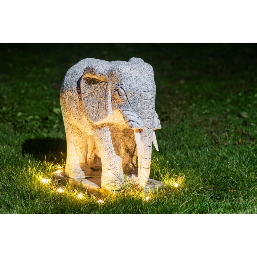 Eglo - LED Venkovní dekorační řetěz 9xLED 10m IP65 teplá bílá