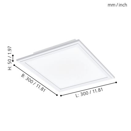 Eglo 98201 - LED Stmívatelné stropní svítidlo SALOBRENA-A LED/14W/230V + dálkové ovládání