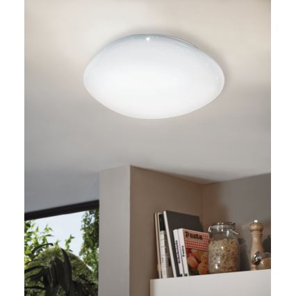 Eglo 98227 - LED Stmívatelné stropní svítidlo SILERAS-A LED/24W/230V + dálkové ovládání