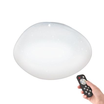 Eglo 98228 - LED Stmívatelné stropní svítidlo SILERAS-A LED/36W/230V + dálkové ovládání