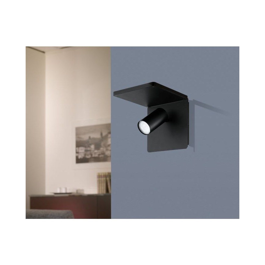 Eglo - LED Nástěnné svítidlo s bezdrátovým nabíjením 1xGU10/5W/230V