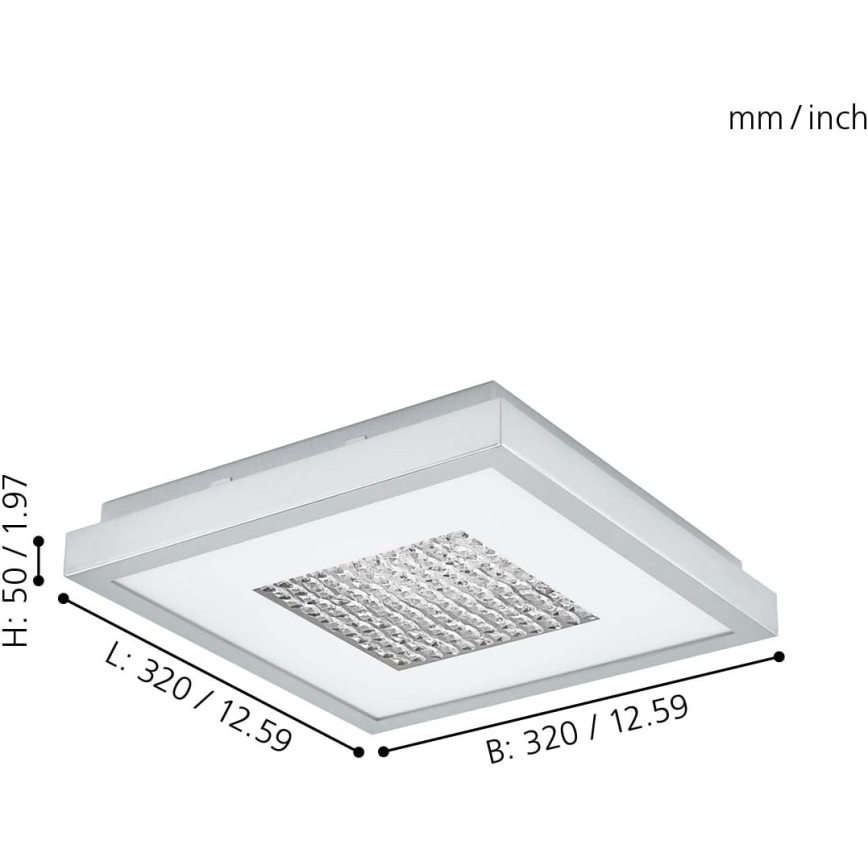 Eglo 98369 - LED Stmívatelné stropní svítidlo PESCATE LED/24W/230V