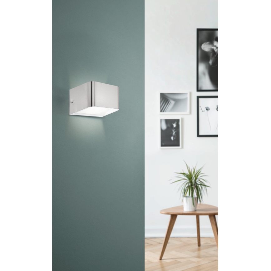 Eglo - LED Nástěnné svítidlo LED/6W/230V 3000K matný chrom