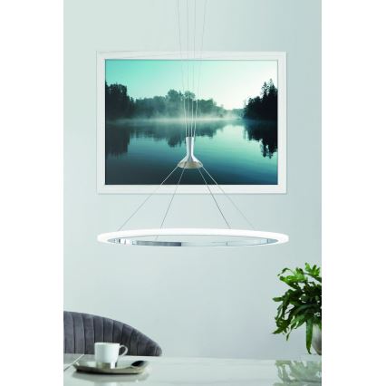 Eglo - LED RGB Stmívatelný lustr na lanku HORNITOS-C LED/37W/230V + dálkové ovládání