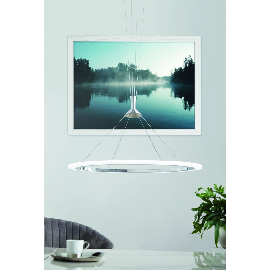 Eglo - LED RGB Stmívatelný lustr na lanku HORNITOS-C LED/37W/230V + dálkové ovládání