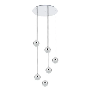 Eglo 98558 - LED Lustr na lanku LICOROTO 6xG9/3W/230V