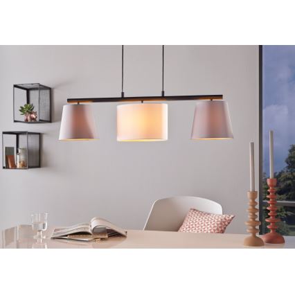 Eglo - LED Lustr na lanku 3xE14/25W/230V