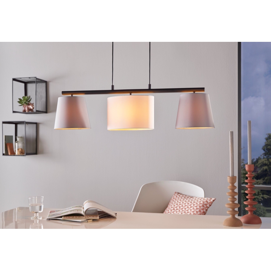 Eglo - LED Lustr na lanku 3xE14/25W/230V