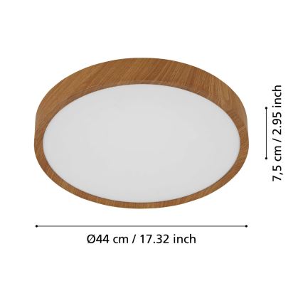 Eglo 98602 - LED Stropní svítidlo MUSURITA LED/33,5W/230V