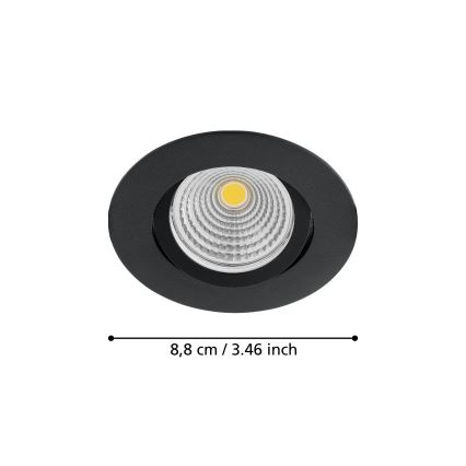 Eglo 98609 - LED Stmívatelná podhledové svítidlo SALICETO LED/6W/230V