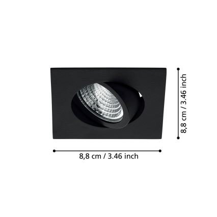 Eglo 98611 - LED Stmívatelné podhledové svítidlo SALICETO LED/6W/230V