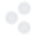 Eglo 98631 - SADA 3x LED Podhledové svítidlo FUEVA LED/5W/230V pr. 12 cm