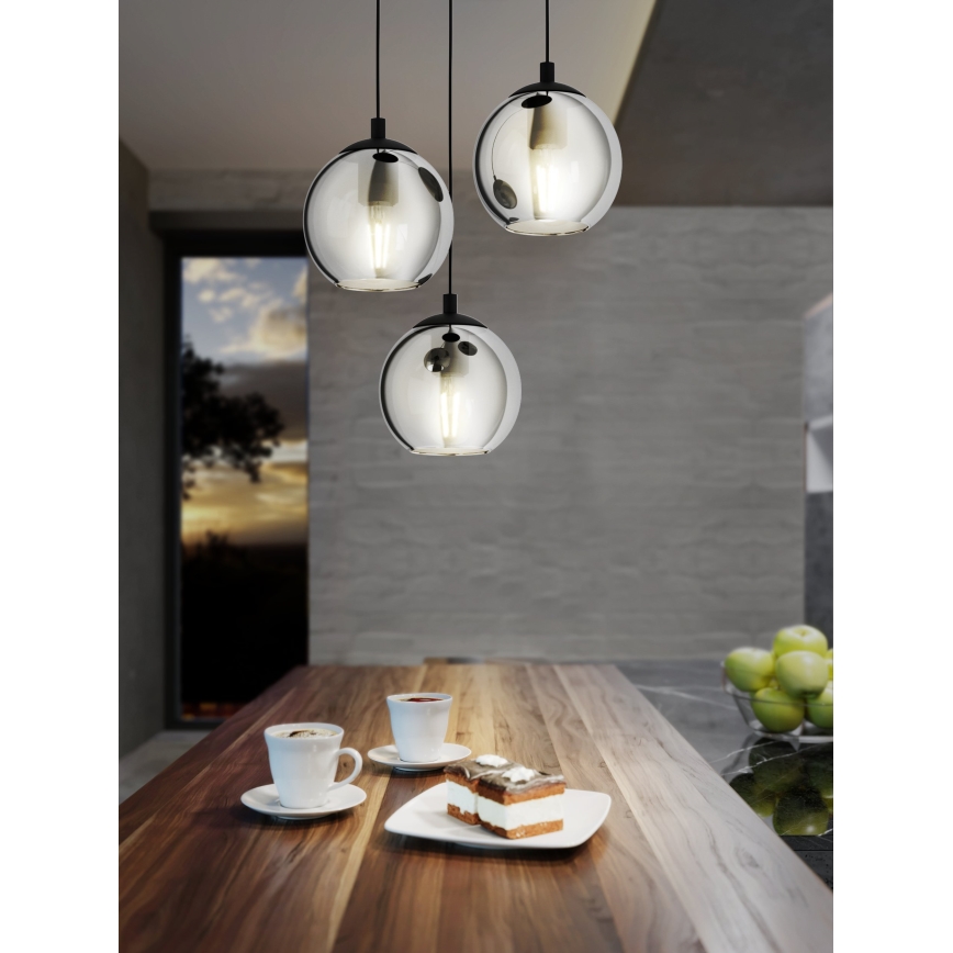Eglo 98653 - Lustr na lanku ARISCANI 3xE27/40W/230V