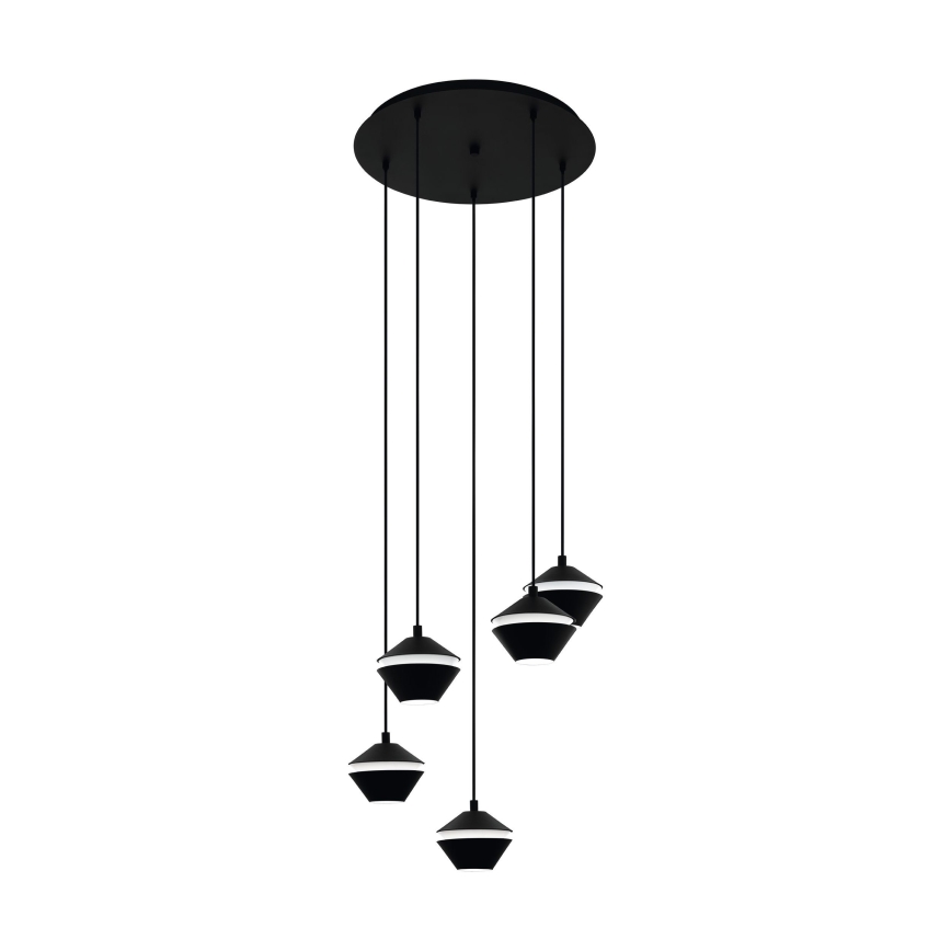 Eglo - LED Lustr na lanku 5xGU10/5W/230V
