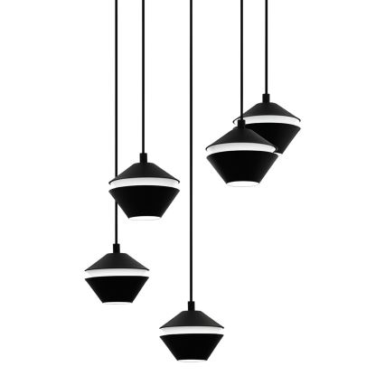 Eglo - LED Lustr na lanku 5xGU10/5W/230V