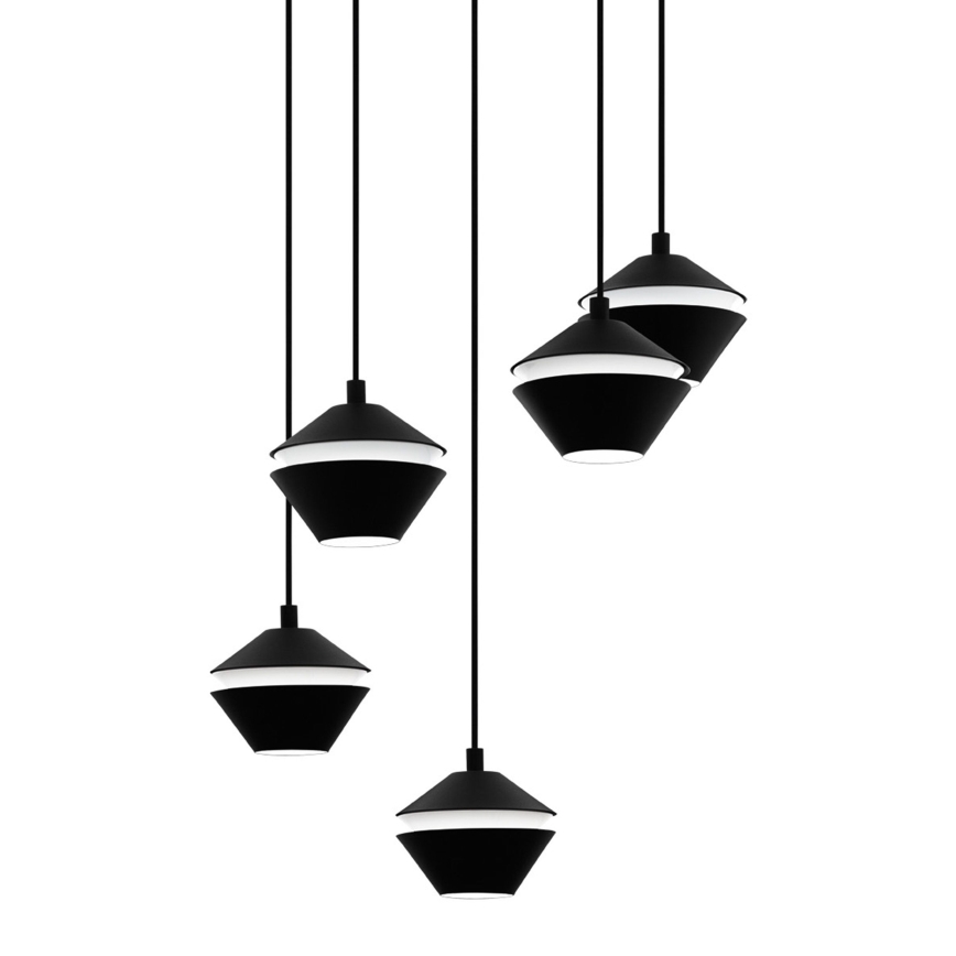 Eglo - LED Lustr na lanku 5xGU10/5W/230V