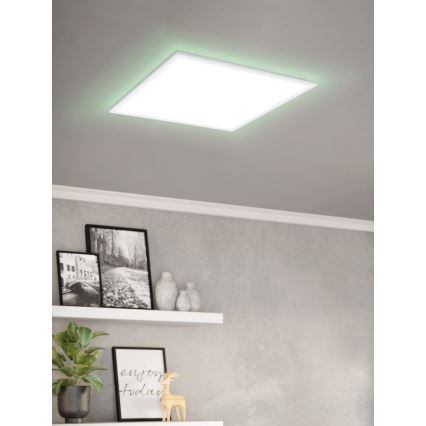 Eglo - LED RGBW Stmívatelné stropní svítidlo LED/32,5W/230V 2700-6500K 60x60 cm + dálkové ovládání