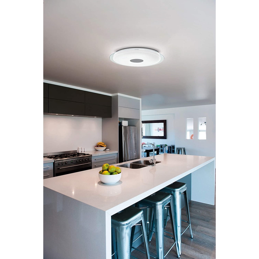 Eglo - LED RGB Stmívatelné stropní svítidlo LANCIANO-C LED/53W/230V + dálkové ovládání