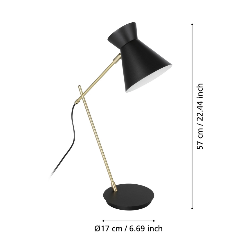 Eglo - Stolní lampa 1xE27/10W/230V