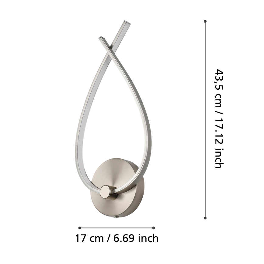 Eglo - LED Nástěnné svítidlo LED/10W/230V