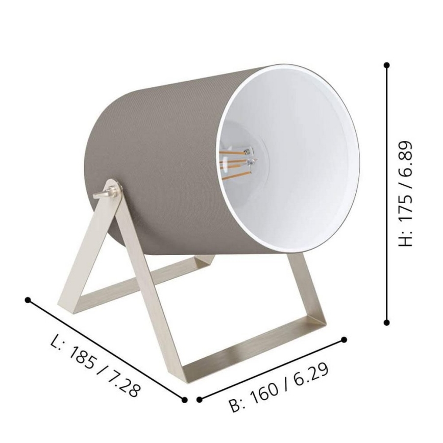 Eglo - Stolní lampa 1xE27/25W/230V