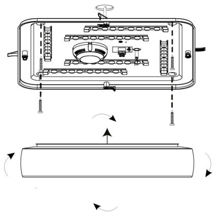 Eglo 99109 - LED Stropní svítidlo RUIDERA LED/22W/230V