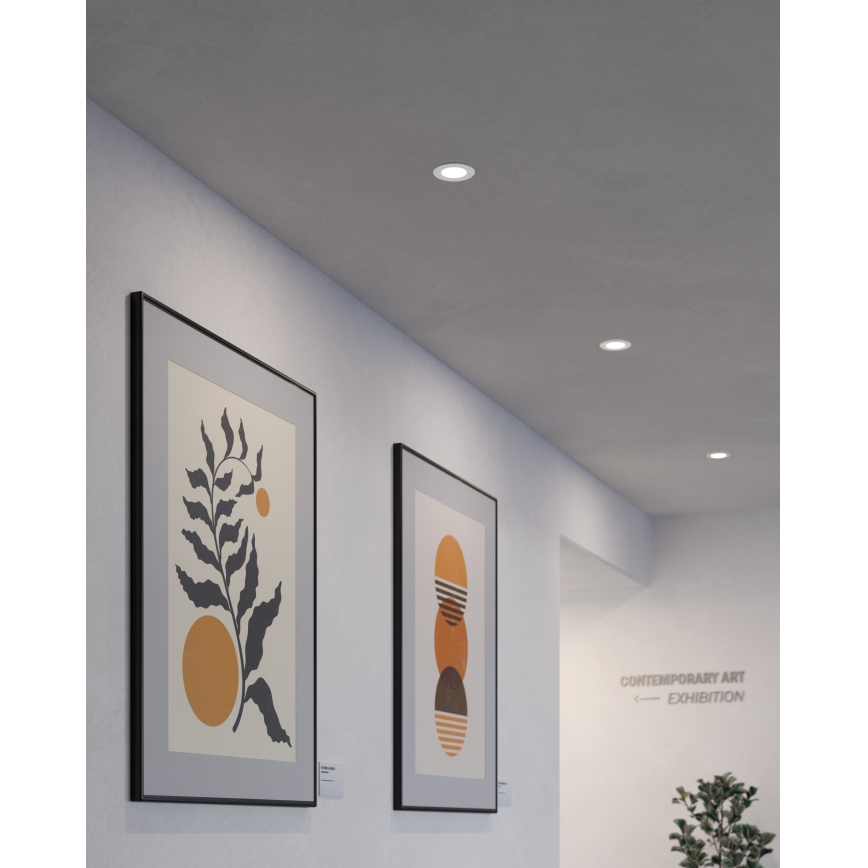 Eglo - SADA 3x LED Podhledové svítidlo FUEVA 5 LED/2,7W/230V pr. 8,6 cm