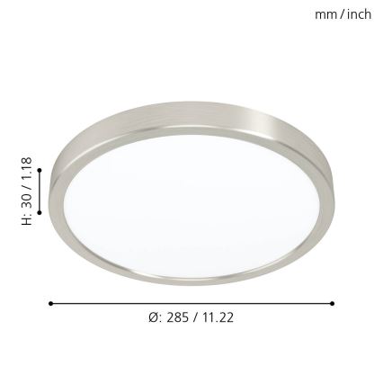 Eglo 99221 - LED Stropní svítidlo FUEVA 5 LED/20W/230V