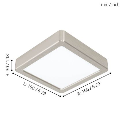 Eglo 99239 - LED Stropní svítidlo FUEVA 5 LED/10,5W/230V