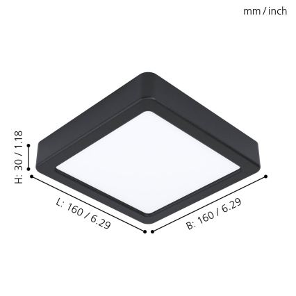 Eglo 99243 - LED Stropní svítidlo FUEVA 5 LED/10,5W/230V