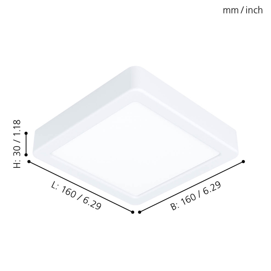Eglo - LED Stropní svítidlo LED/10,5W/230V