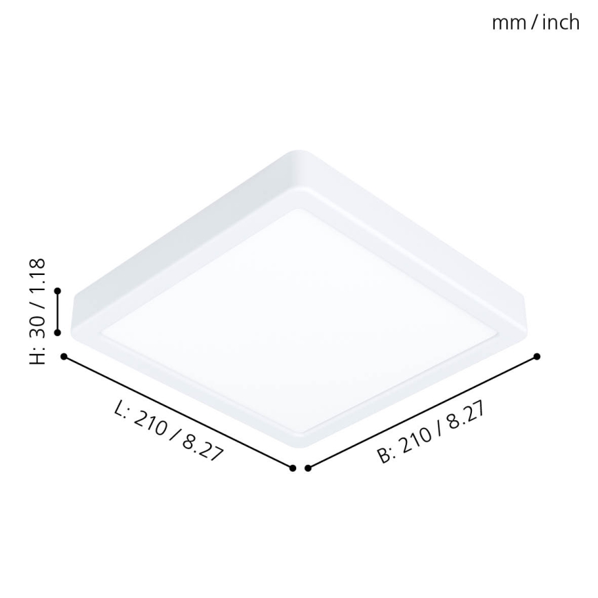 Eglo - LED Stropní svítidlo LED/16,5W/230V