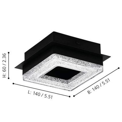 Eglo 99324 - LED Stropní svítidlo FRADELO 4xLED/4W/230V