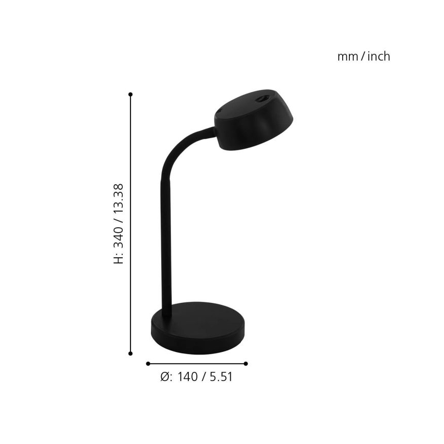 Eglo - LED Stolní lampa LED/4,5W/230V