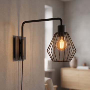 Eglo 99349 - Nástěnné svítidlo TABILLANO 1xE27/40W/230V