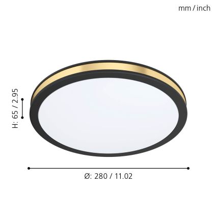 Eglo - LED Stropní svítidlo LED/11W/230V