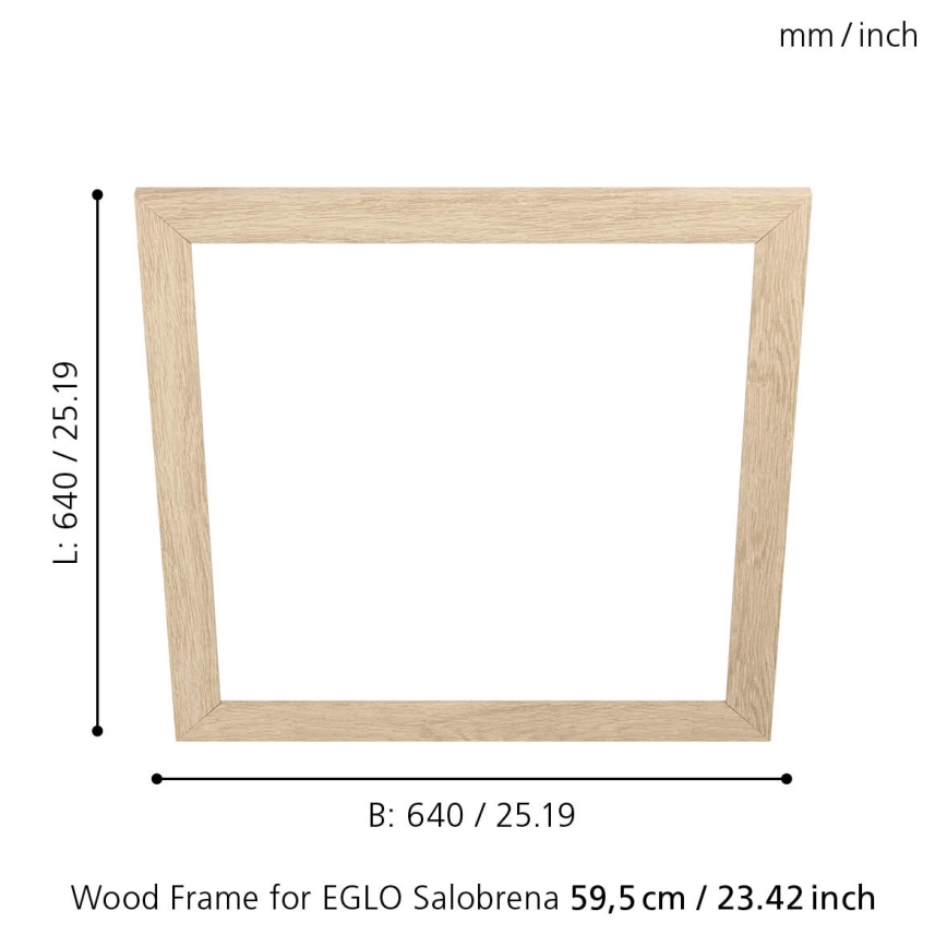 Eglo - Rám pro svítidlo SALOBRENA 595x595 mm