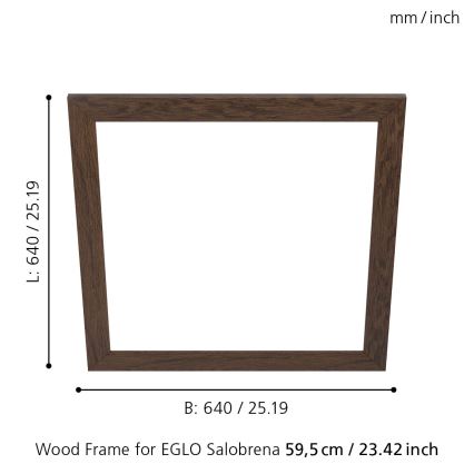 Eglo - Rám pro svítidlo SALOBRENA 595x595 mm