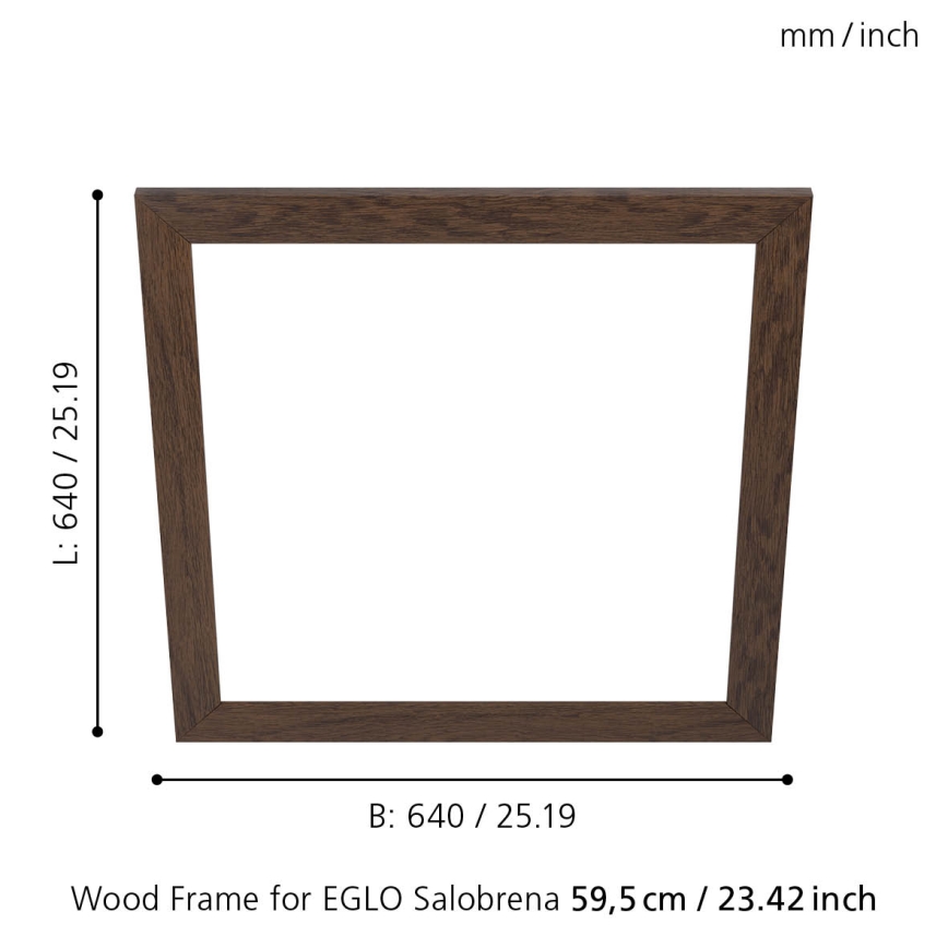 Eglo - Rám pro svítidlo SALOBRENA 595x595 mm