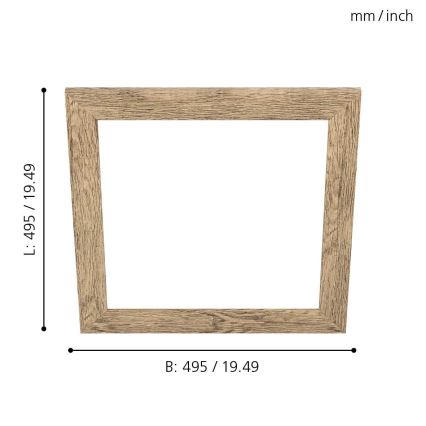 Eglo - Rám pro svítidlo SALOBRENA 450x450 mm
