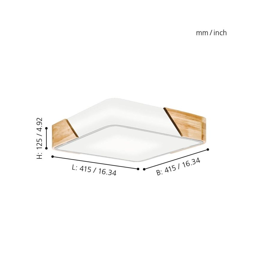 Eglo 99459 - Stropní svítidlo GRIMALDINO 2xE27/28W/230V