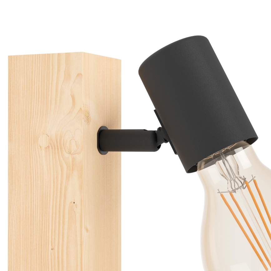 Eglo - Nástěnné bodové svítidlo TOWNSHEND 1xE27/10W/230V - FSC certifikováno